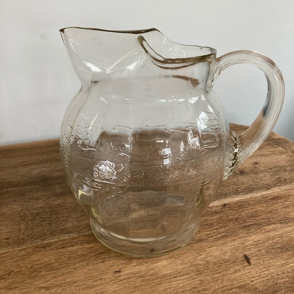 Vintage Glass Pitcher